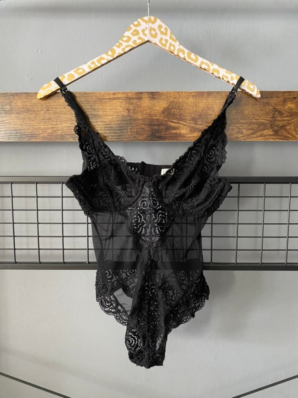 Felina Black Lace Teddy | Medium